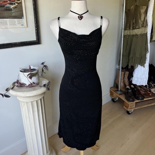 Vestito donna vintage y2k nero - vestito,