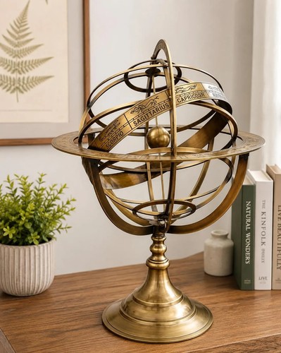 Sfera armillare ottone - armillare, in