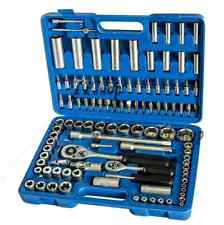 SET DI CHIAVI A BUSSOLA 1/4 CON CRICCHETTO CASSETTA CON 108 PEZZI KIT AUTO TOOLS