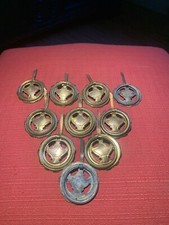 10 MANIGLIE PER MOBILI ANTICHI IN BRONZO A MEDAGLIONE STILE IMPERO U700