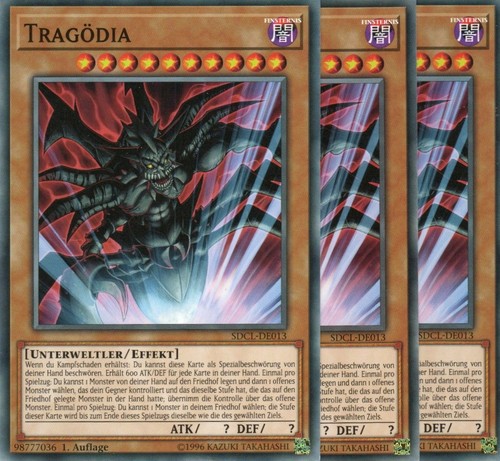Yugioh tragedia sdcl de013 - yugioh,