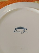 N. 6 Piatti Fondi 6 Lisci Una Fondina Finissima Porcellana Provence EN Fleur