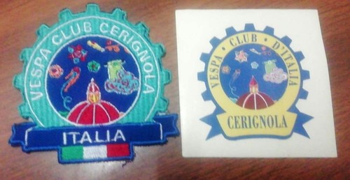 Toppa adesivo vespa club - adesivo,