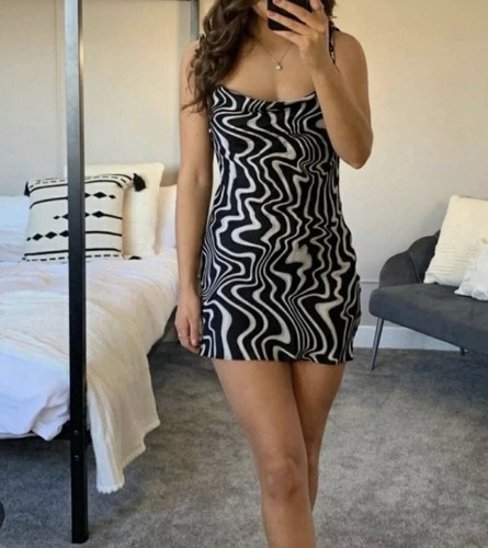 Zara abito donna corto stampa - abito,
