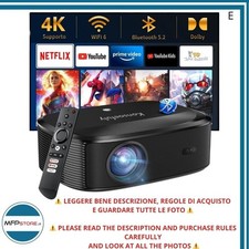 Proiettore 4K Smart con WiFi 6