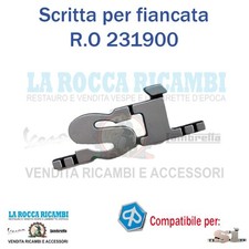 Scritta "SI" Fiancata Laterale Piaggio SI