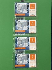 N.4 Schede  Telefonica WIND da