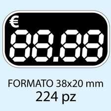 224 ETICHETTE PREZZO generiche