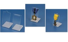 ESPOSITORE IN VETRO ACRILICO PER MEDAGLIE - A SUA SCELTA