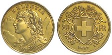 SVIZZERA - MARENGO 20 FRANCHI