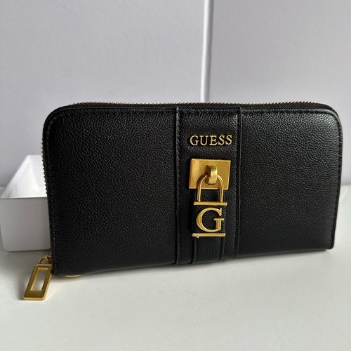 Portafoglio guess nero - portafoglio, zip