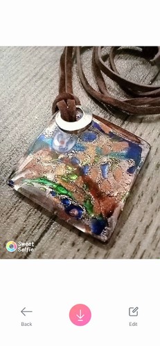 Collana retrò vetro - in,