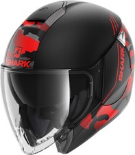 CASCO HELMET MOTO JET SHARK