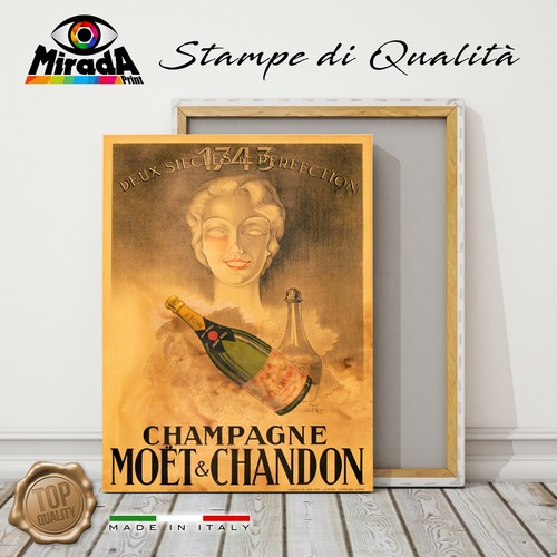 Quadro vintage moet chandon - quadro,