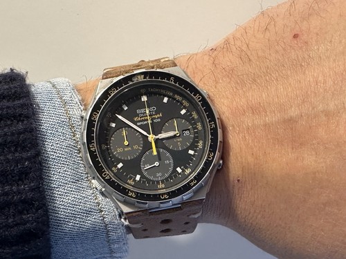Seiko 7a38 705a chronograph - 7a38-705a,