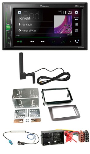 Pioneer mp3 dab - aux, 2din