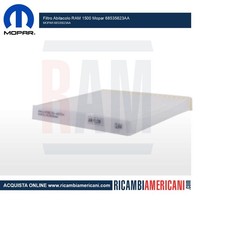 Mopar Dodge Ram 1500 2011-2023 Filtro Abitacolo | Filter Cabin 68535623AA