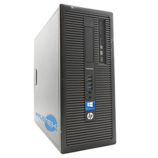 HP 800 G1 CORE i3 3.40GHZ 4GB 120GB WIN 10 COMPUTER FISSO TOWER RS232 DESKTOP