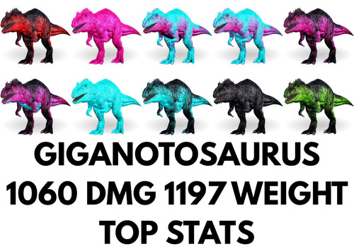 Giganotosaurus 1060 dmg - giganotosaurus,