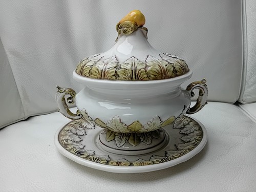 Elegante antica zuppiera - , in