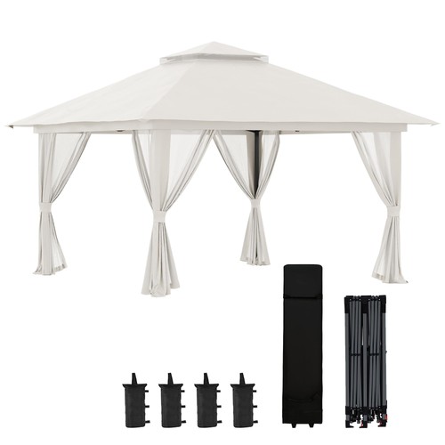 Outsunny gazebo pieghevole pop - gazebo,