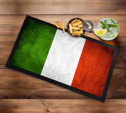 Italian flag beer label bar - italian,