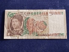 Banconota 5000 Lire Italia