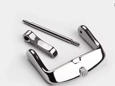 Fibbia Vintage Rolexa in Acciaio Chiusura Ardiglione Steel  16mm