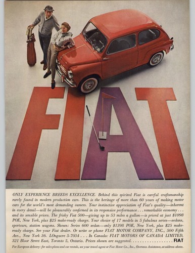 Pubblicità stampa auto