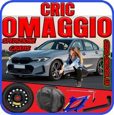Ruotino Di Scorta 5Fori Da 17 Per La Bmw Serie 3 F30 F31 Con Cric + Chiave Sacca