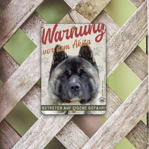 Cartello american akita - american,