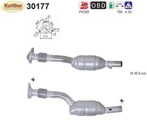 Catalizzatore per renault - per,