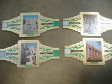 24 FASCETTE PUBBLICITARIE DA SIGARI TUTTE CON IMMAGINI DIVERSE DI ISRAELE