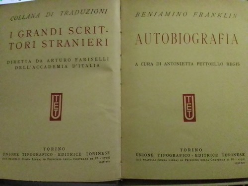 Autobiografia beniamino - autobiografia,