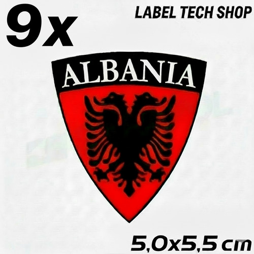 Adesivi stemma albania - 9,