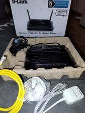 D-Link Wireless N300 ADSL2 + Modem Router - DSL-2750B usato