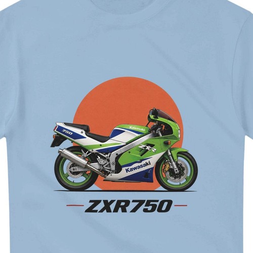 Kawasaki zxr750 shirt retro - zxr750,