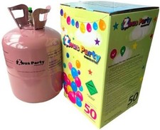 Bombola Elio Per 50 PALLONCINI Kit Festa Compleanno 0,40 metri cubi di ELIO PURO
