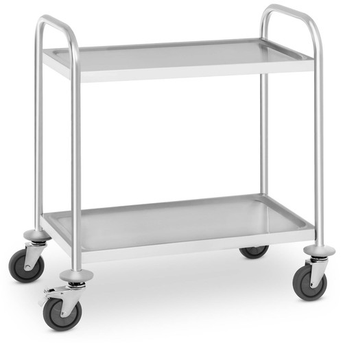 Carrello inox servizio - inox, per