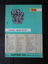 Brochure Tecnica Originale VM MOTORI DIESEL 19 SV Monocilindrico Agricoltura 