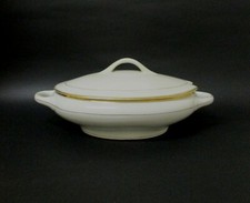 ✅ ANTICA ZUPPIERA LEGUMIERA EPOCA 800 PORCELLANA RIFINITA ORO ZECCHINO - 1105