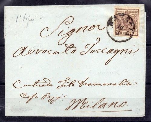 Antichi stati 1850 - antichi, lombardo