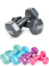 Set di 2 manubri in vinile con