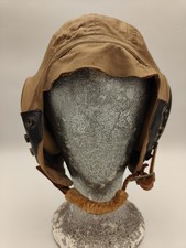 ELMETTO VOLO ESTIVO PILOTA AN-H-15 tipo aeronautico US Army Air Force originale WW2