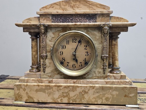Seth thomas marble - marble, mantel