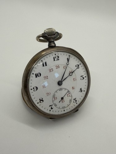 Orologio tasca argento 800 - orologio,