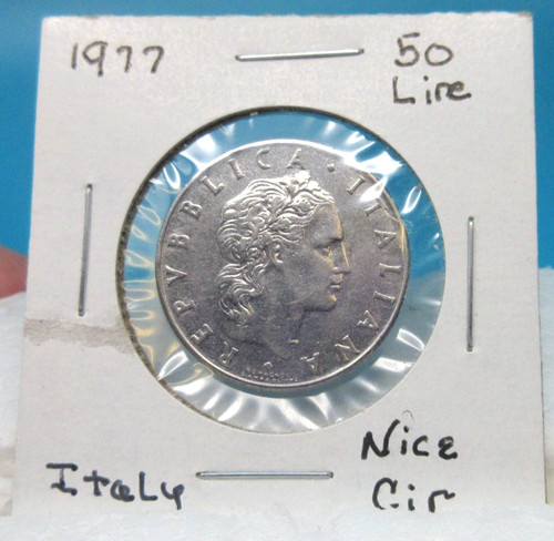 1977 italy lire nice - 50, ~