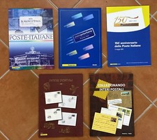 Folder ANNIVERSARI POSTE ITALIANE E INTERI POSTALI  - francobolli e cartoline