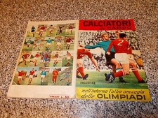 ALBUM CALCIATORI IN CAMPO LAMPO 1964 ORIGINALE COMPLETO(-11 FIGURINE) MB/OTTIMO