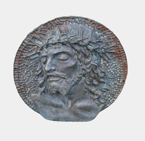 Piastra bassorilievo volto - , di